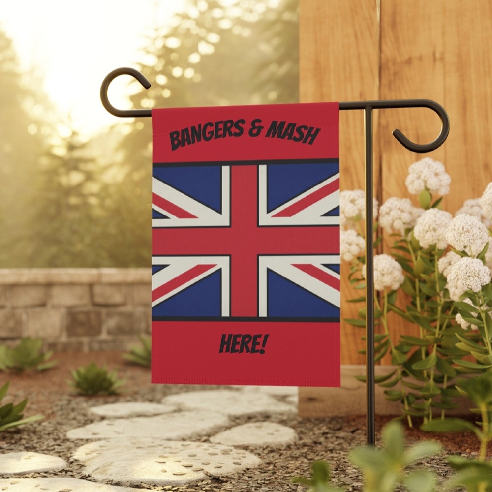 Union Jack Garden Flag - Red, Blue, White